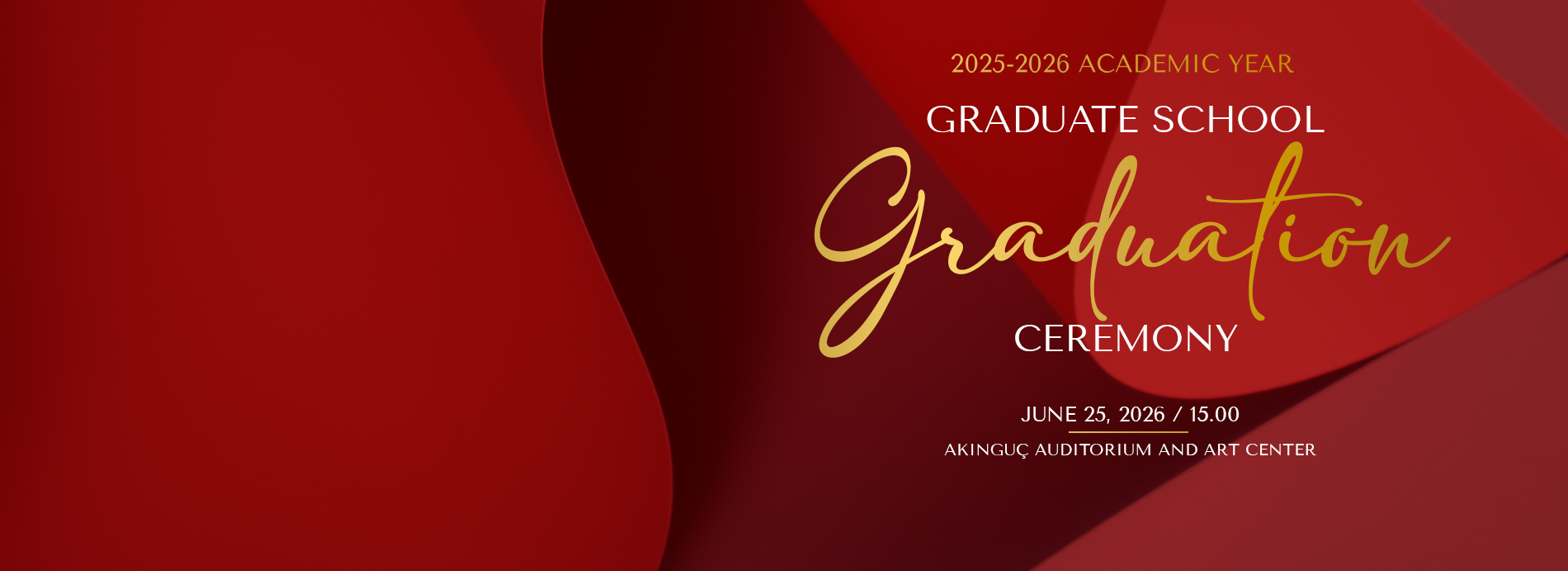 İstanbul Kültür University 2025–2026 Graduate Commencement Ceremony