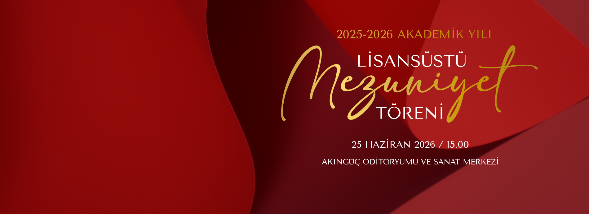 İstanbul Kültür Üniversitesi 2025-2026 Lisansüstü Mezuniyet Töreni